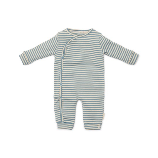 ΟΛΟΣΩΜΟ ΦΟΡΜΑΚΙ ΑΠΟ ΟΡΓΑΝΙΚΟ ΒΑΜΒΑΚΙ STONE BLUE STRIPE